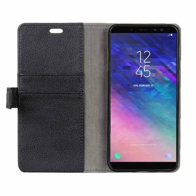 Lompakkokotelo 2-kortti Samsung Galaxy A6 2018 (SM-A600F)  - musta