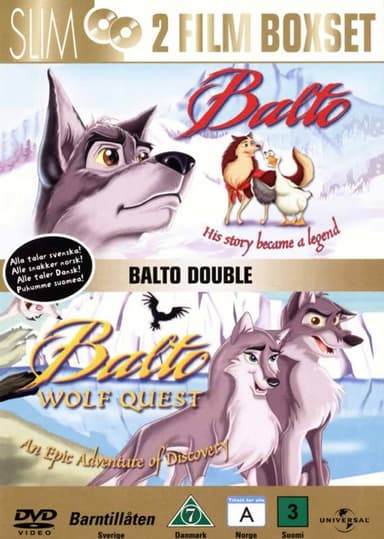 BALTO 1 & 2 (DVD)