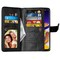 Lompakkotelo Flexi 9-kortti Asus Zenfone 5 / 5Z (ZE620KL)  - musta