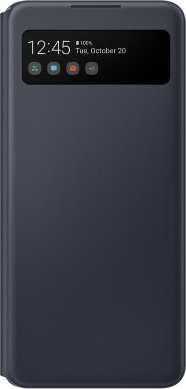 Samsung S View lompakkokotelo Galaxy A42 (musta)