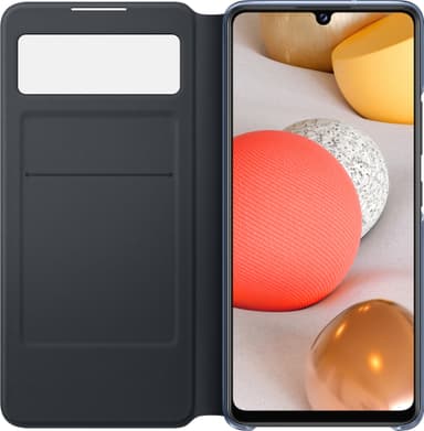 Samsung S View lompakkokotelo Galaxy A42 (musta)
