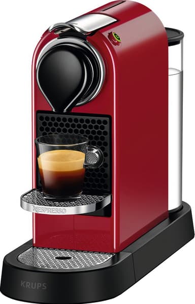 NESPRESSO® CitiZ kapselikeitin, Krups XN741510WP (punainen)