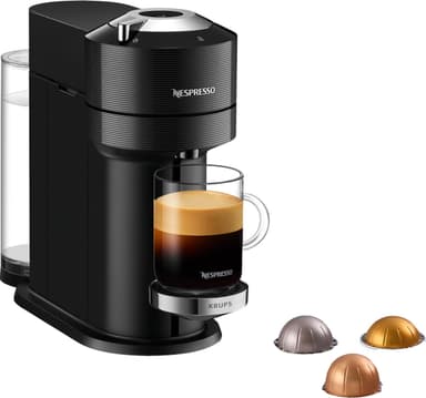 NESPRESSO® Vertuo Next by Krups kapselikeitin XN910810WP (musta)