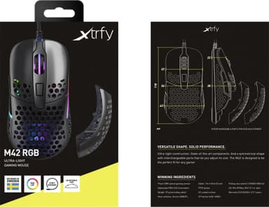 Xtrfy M42 pelihiiri (musta)