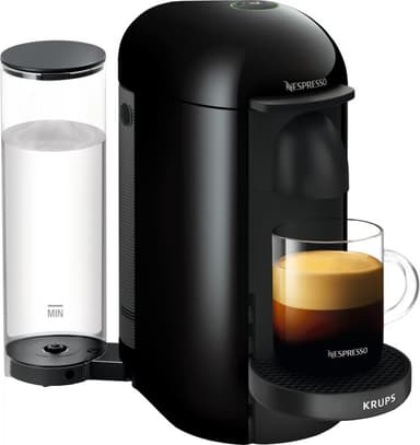 NESPRESSO® VertuoPlus by Krups kapselikeitin XN903810WP (Ink Black)