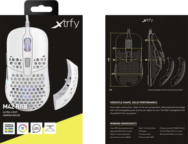 Xtrfy M42 pelihiiri (valkoinen)