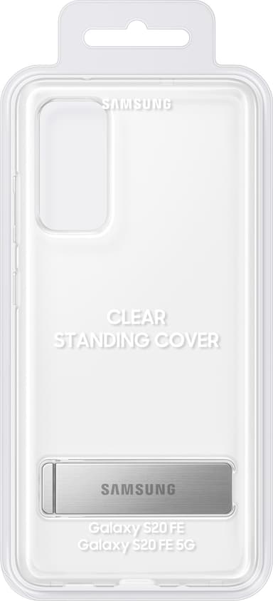 Samsung Galaxy S20 FE/S20 FE 5G Standing Cover suojakuori (läpinäkyvä)