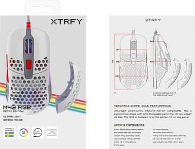 Xtrfy M42 pelihiiri (retro)