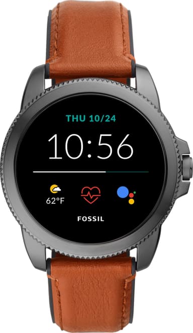 Fossil Gen 5E älykello 44 mm ruostumaton teräs (ruskea)
