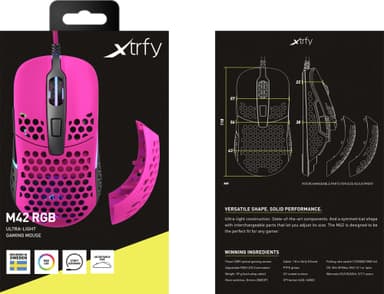 Xtrfy M42 pelihiiri (pinkki)