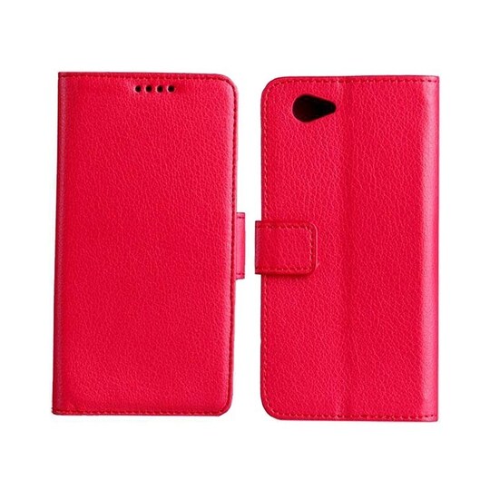 Lompakkokotelo 2-kortti Sony Xperia Z5 Compact (E5823)  - punainen