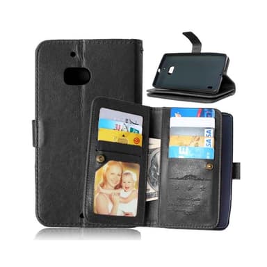 Lompakkotelo Flexi 9-kortti Microsoft Lumia 930 (RM-1045)  - musta
