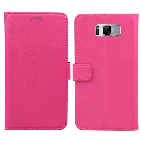 Lompakkokotelo 2-kortti Samsung Galaxy S8 (SM-G950F)  - pinkki