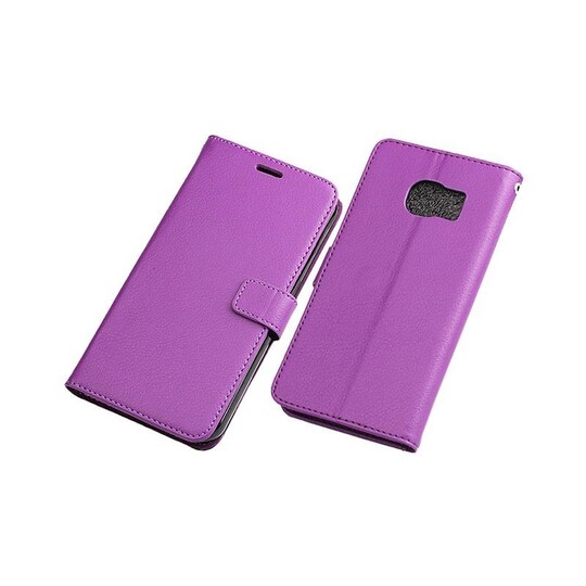 Lompakkokotelo 2-kortti Samsung Galaxy S7 Edge (SM-G935F)  - violetti