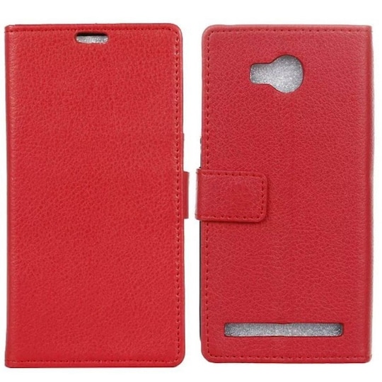 Lompakkokotelo 2-kortti Huawei Y3 II (LUA-L21)  - punainen