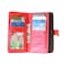 Lompakkotelo Flexi 9-kortti Huawei Ascend G7  - punainen