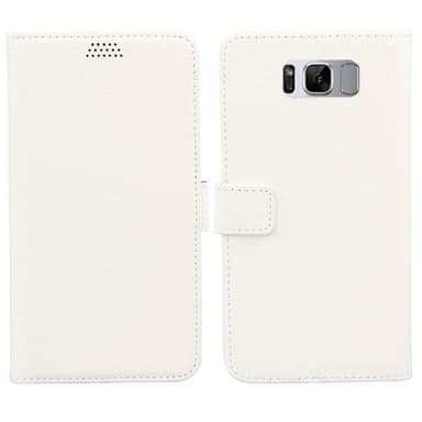 Lompakkokotelo 2-kortti Samsung Galaxy S8 (SM-G950F)  - valkoinen