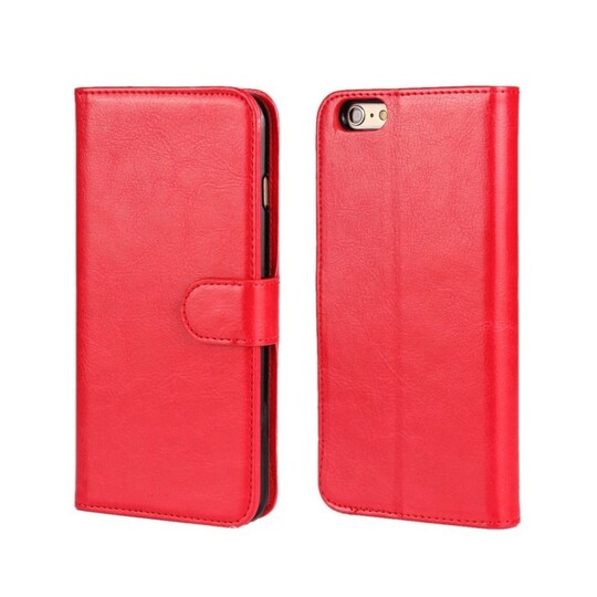 MOVE lompakkokotelo 2i1 Apple iPhone 6 / 6S Plus  - punainen