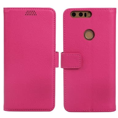 Lompakkokotelo 2-kortti Huawei Honor 8 (FRD-L09)  - pinkki
