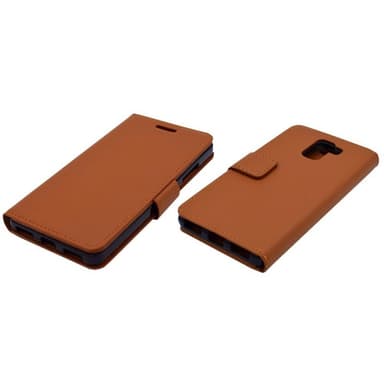 Lompakkokotelo 2-kortti Huawei Honor 7 (PLK-L01)  - ruskea