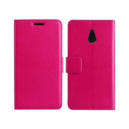 Lompakkokotelo 2-kortti HTC ONE Mini (M4 / 601e)  - pinkki