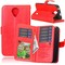 Lompakkotelo Flexi 9-kortti Huawei Y635  - punainen