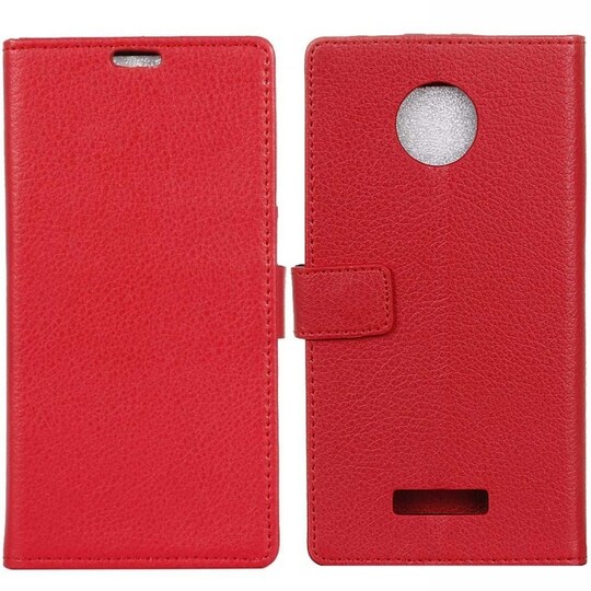 Lompakkokotelo 2-kortti Motorola Moto Z (XT1650)  - punainen