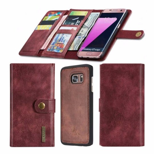 Lompakkotelo Tri-Fold 12-kortti Samsung Galaxy S7 Edge (SM-G935F)  - p