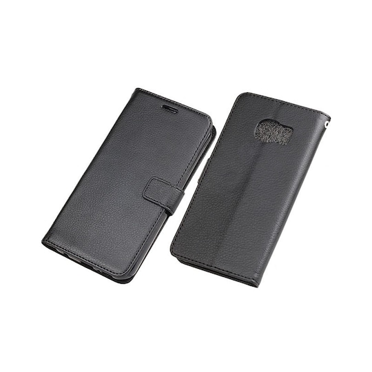 Lompakkokotelo 2-kortti Samsung Galaxy S7 Edge (SM-G935F)  - musta