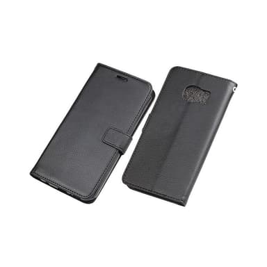Lompakkokotelo 2-kortti Samsung Galaxy S7 Edge (SM-G935F)  - musta