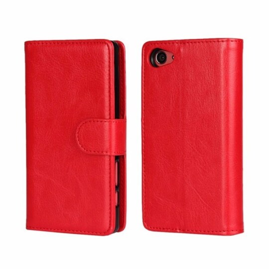 MOVE lompakkokotelo 2i1 Sony Xperia Z5 Compact (E5823)  - punainen