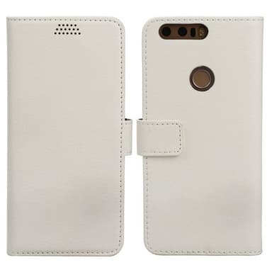 Lompakkokotelo 2-kortti Huawei Honor 8 (FRD-L09)  - valkoinen