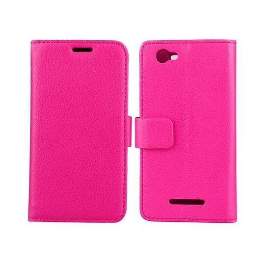 Lompakkokotelo 2-kortti Sony Xperia M (c1905)  - pinkki