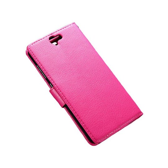 Lompakkokotelo 2-kortti HTC ONE A9  - pinkki