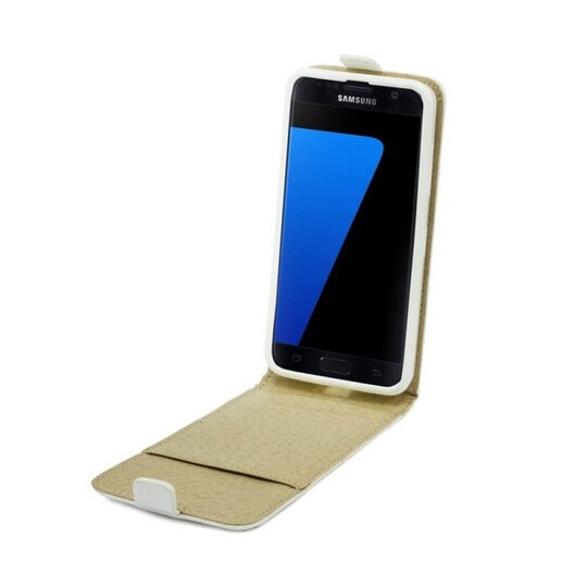 Sligo lompakkokotelo Samsung Galaxy S7 Edge (SM-G935F)  - valkoinen