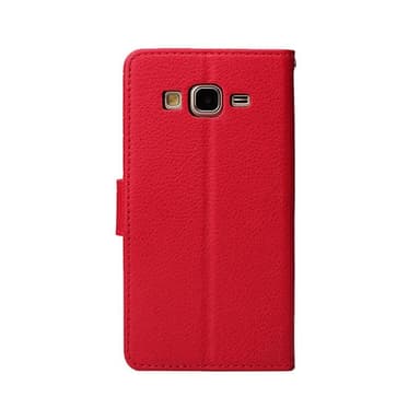 Lompakkokotelo 2-kortti Samsung Galaxy On5 (SM-G550F)  - punainen