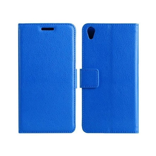 Lompakkokotelo 2-kortti Sony Xperia M4 Aqua (E2303)  - sininen