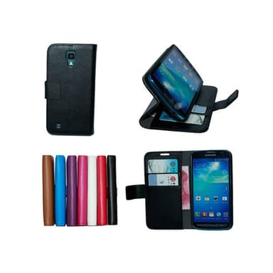 Lompakkokotelo 2-kortti Samsung Galaxy S4 Active ( GT -i9295)  - punai