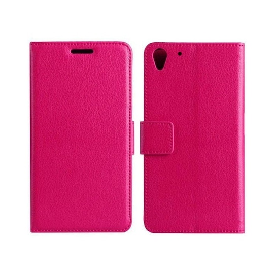 Lompakkokotelo 2-kortti HTC Desire EYE  - pinkki