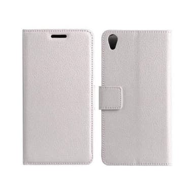 Lompakkokotelo 2-kortti Sony Xperia Z5 Premium (E6853)  - valkoinen