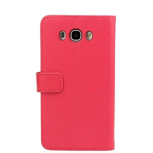 Lompakkokotelo 2-kortti Samsung Galaxy J7 2016 (SM-J710F)  - punainen