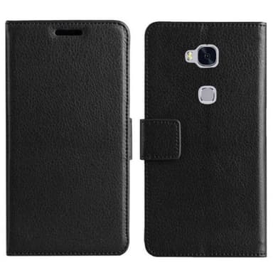 Lompakkokotelo 2-kortti Huawei Honor 5X (KIW-AL10)  - musta