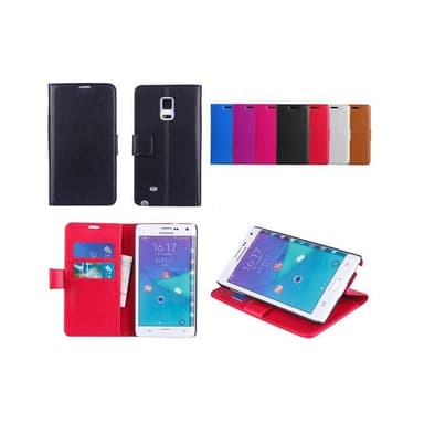 Lompakkokotelo 2-kortti Samsung Galaxy Note Edge (SM-N915F)  - punaine