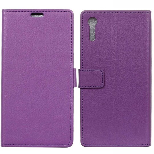 Lompakkokotelo 2-kortti Sony Xperia XZ / XZ (F8331)  - violetti