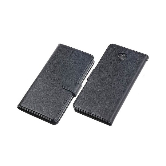 Lompakkokotelo 3-kortti Microsoft Lumia 650 (RM-1152)  - musta