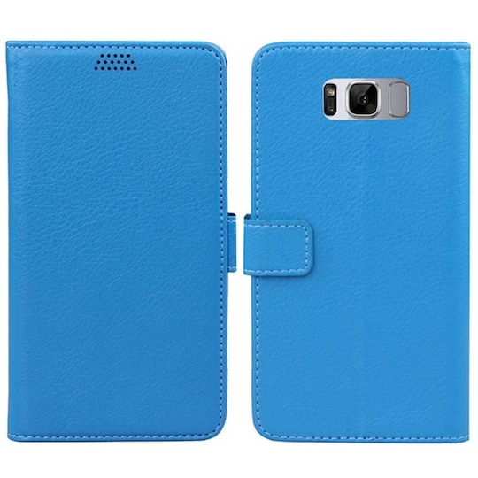 Lompakkokotelo 2-kortti Samsung Galaxy S8 (SM-G950F)  - sininen