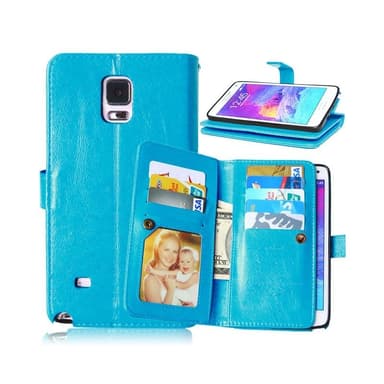 Lompakkotelo Flexi 9-kortti Samsung Galaxy Note 4 (SM-N910F)  - Vaalea