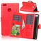Lompakkotelo Flexi 9-kortti Huawei P9 Lite (VNS-L31)  - punainen