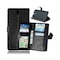 Lompakkotelo Flexi 9-kortti Sony Xperia C5 Ultra Dual (E5563)  - musta