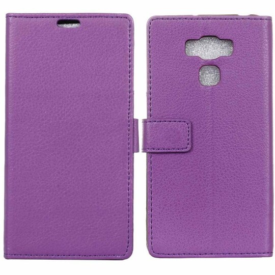 Lompakkokotelo 2-kortti Asus Zenfone 3 Max (ZC553KL)  - violetti